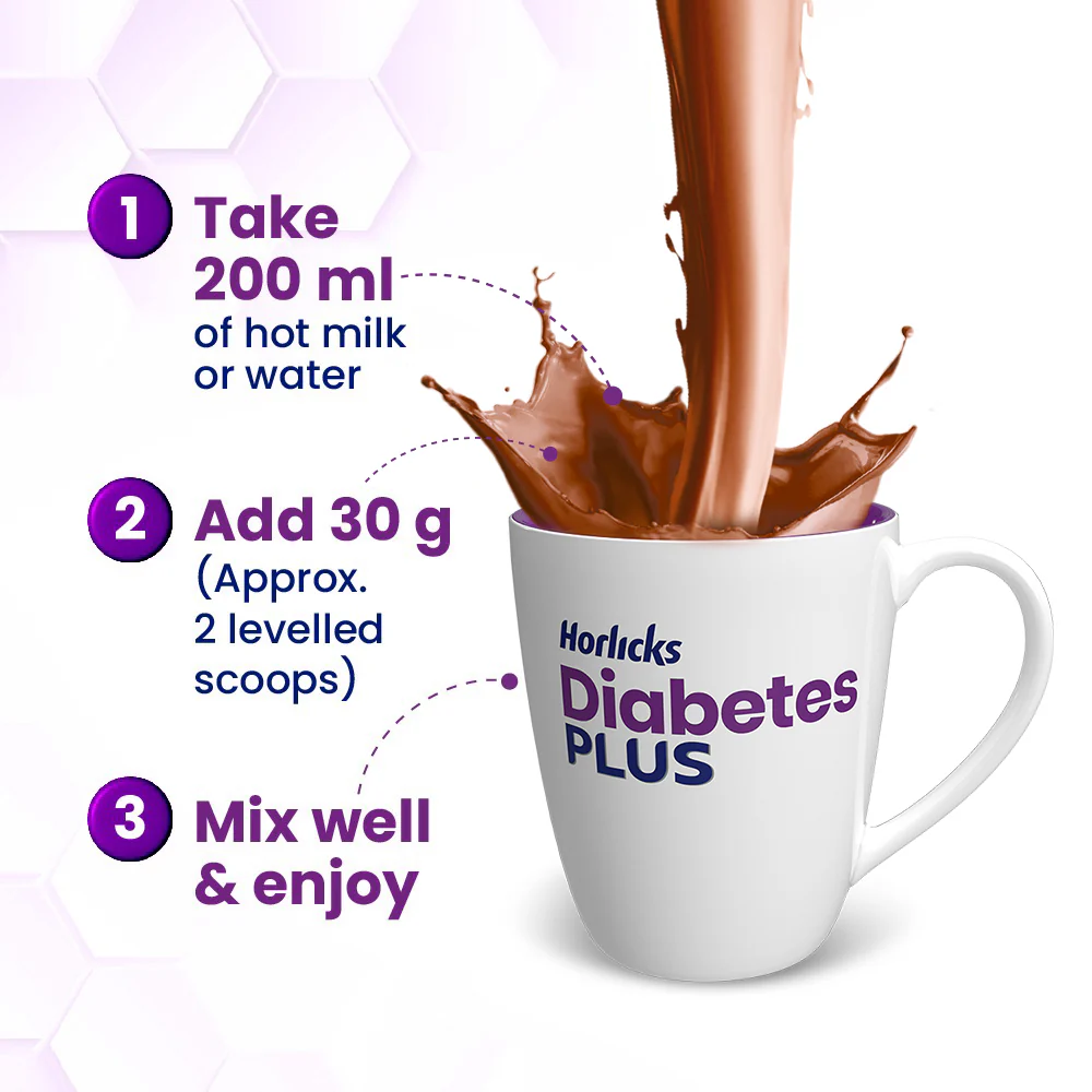 Horlicks Diabetes Plus Chocolate Flavour - Image 5