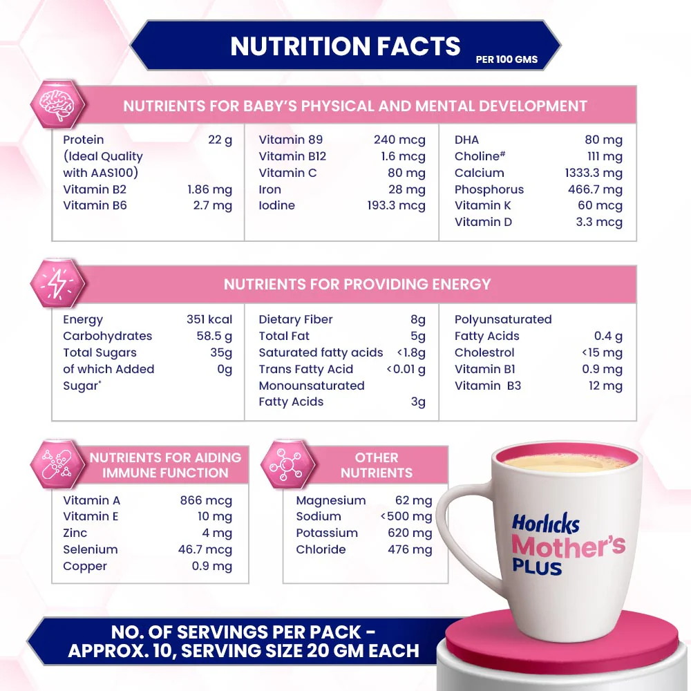 Horlicks Mother's Plus Vanilla Flavour - Image 4