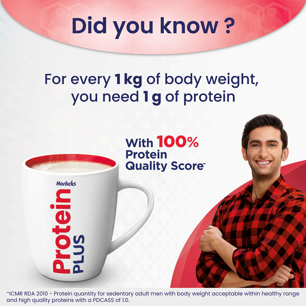 Horlicks Protein Plus Chocolate Flavour - Image 4