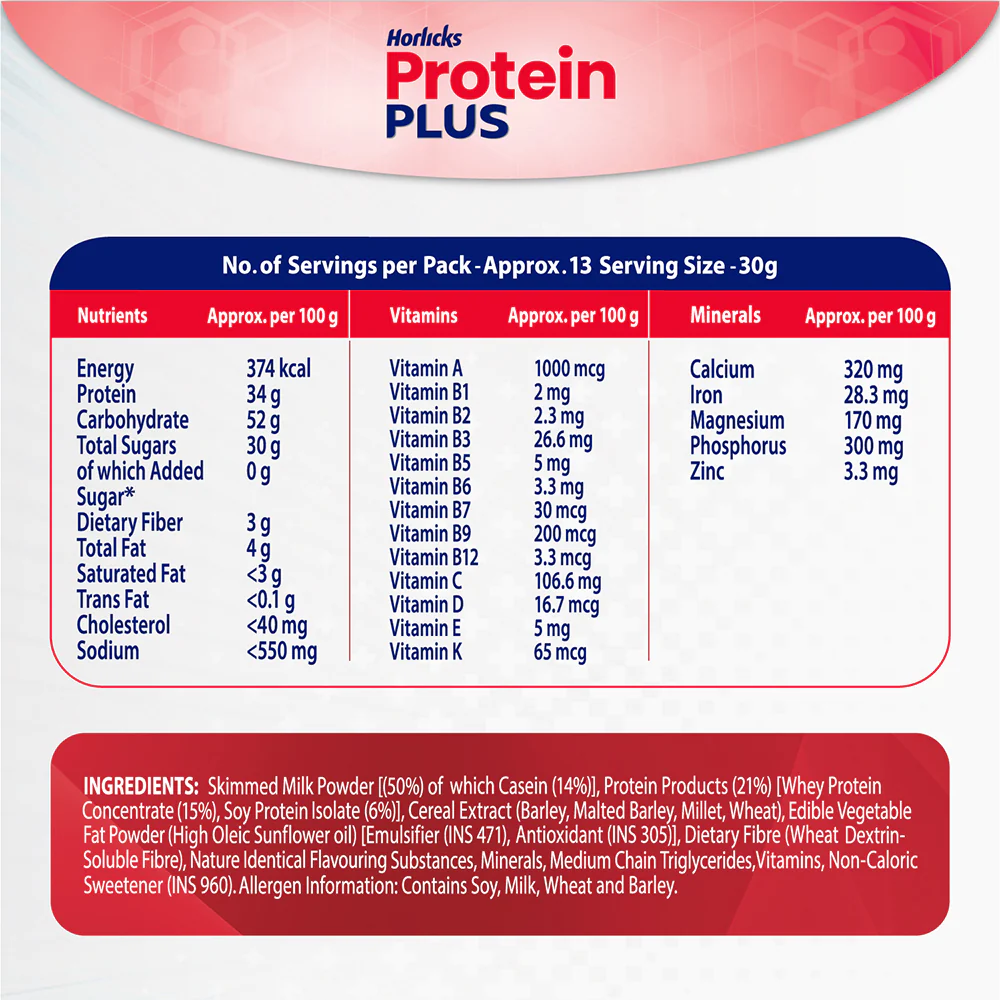 Horlicks Protein Plus Vanilla Flavour - Image 6