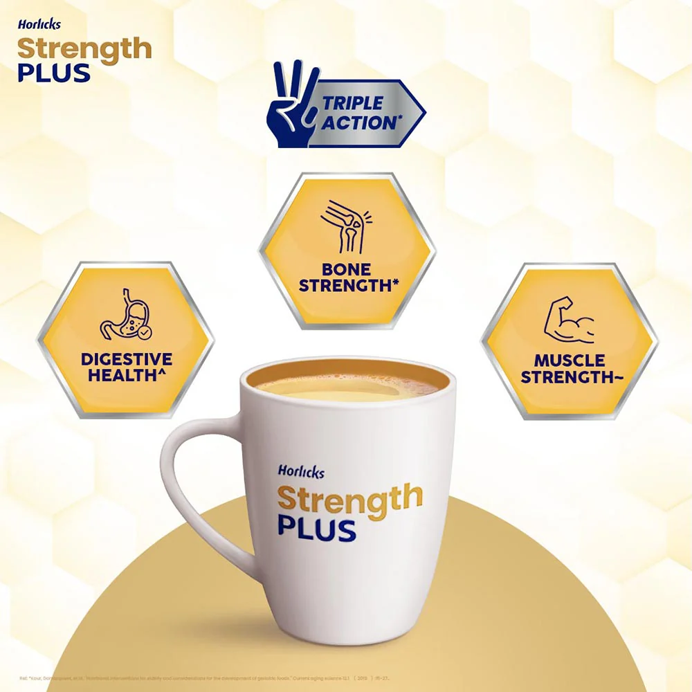 Horlicks Strength Plus Vanilla Flavour - Image 5