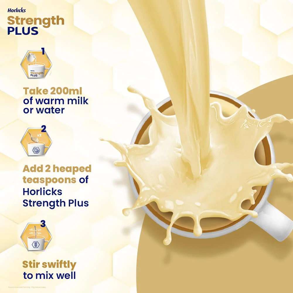 Horlicks Strength Plus Vanilla Flavour - Image 7